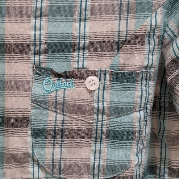 Outback Trading Co Women's Button Up Top Size Lg - Picture 6 of 10